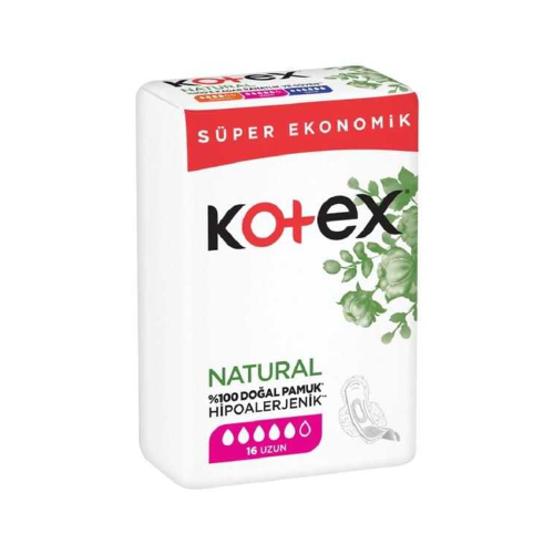 Kotex Natural Ultra Süper Ekonomik Paket Uzun 16 lı 