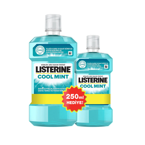 Listerine Cool Mint Ağız Bakım Suyu 500+250 ml