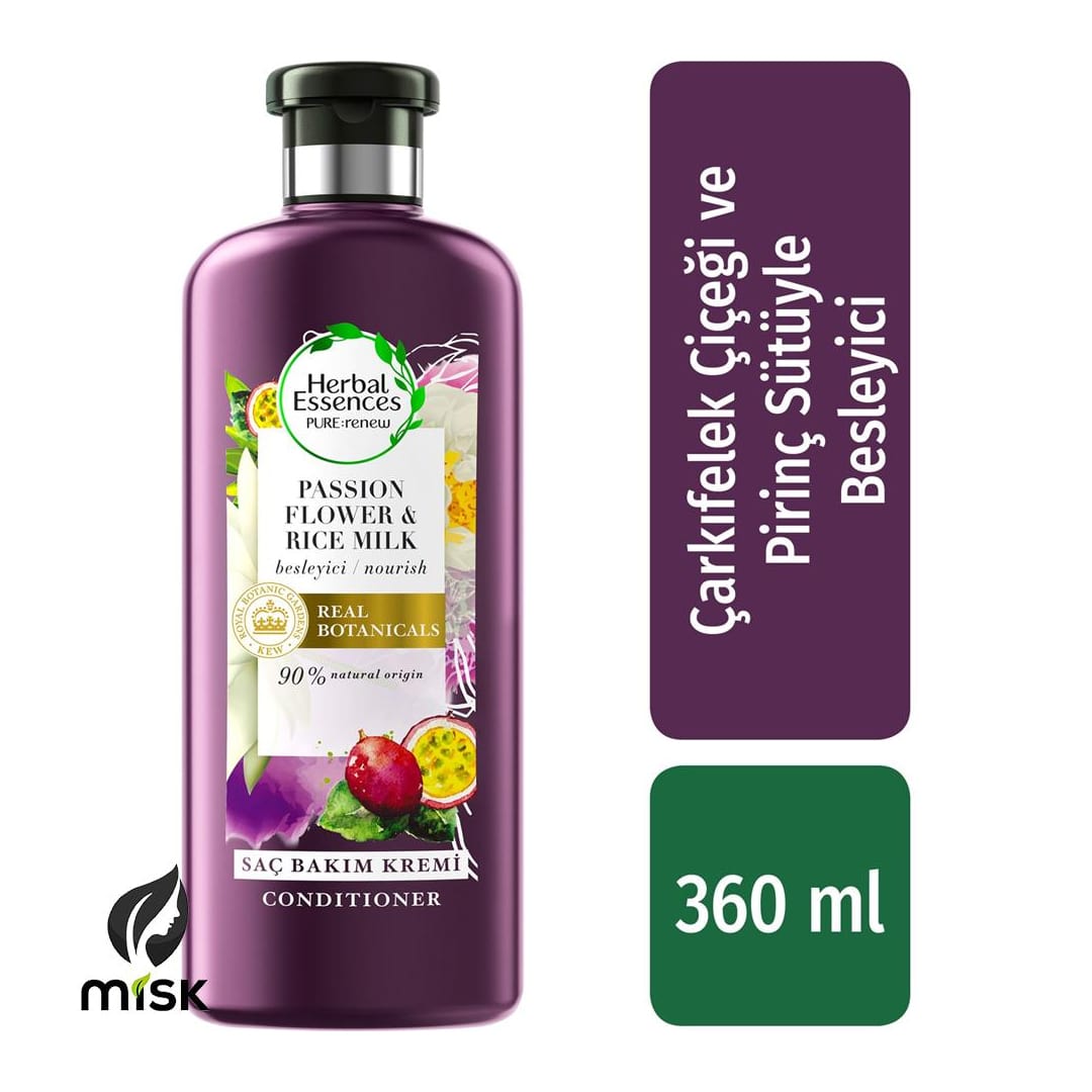 Herbal Essences Saç Kremi Çarkıfelek Meyvesi Pirinç Sütü Özlü 360 ml