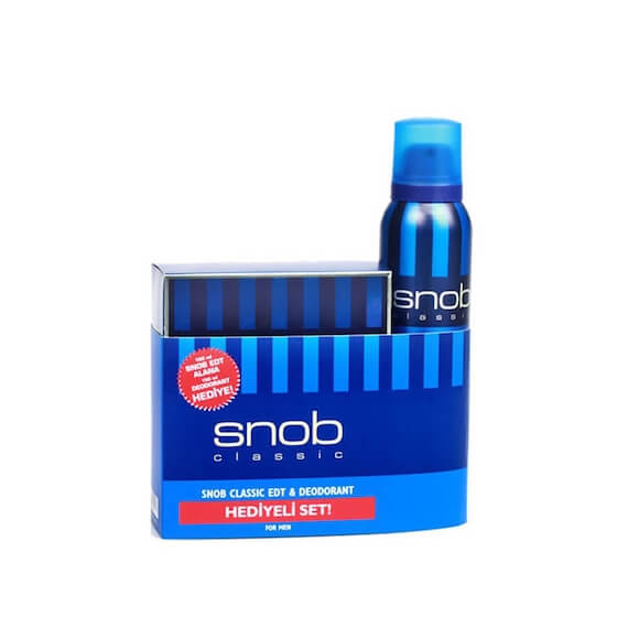 Snob Classic Kofre - Parfüm 100 ml + Deodorant 150 ml