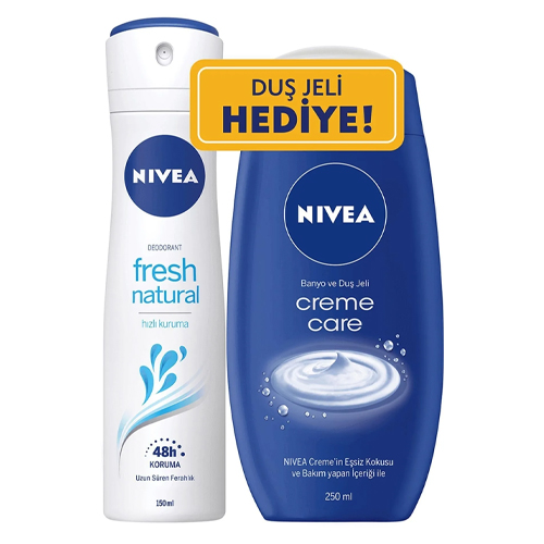 NIVEA Deodorant 150 Ml Ve Duş Jeli 250 Ml Seti
