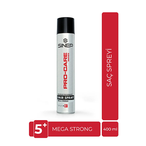 Sinep HAIR SPRAY 400 ML MEGA STRONG