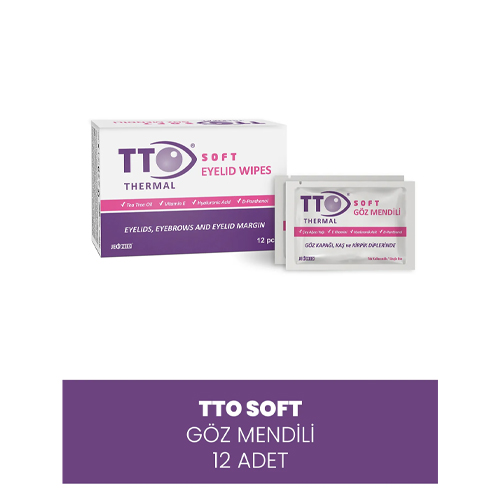 Tto Soft Göz Mendili 12 Li Bebeklerde / Çocuklarda (ÇAY AĞACI YAĞI / TEA TREE OIL)