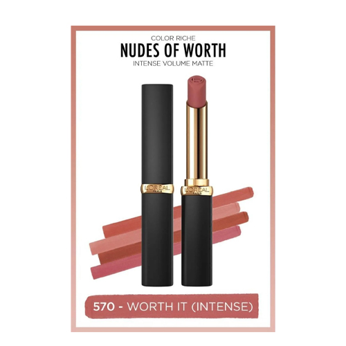 L'Oreal Paris Color Riche Intense Volume Matte Ruj - 570 Worth It (Intense)
