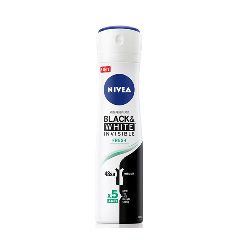 NIVEA Invisible Fresh Black & White Kadın Deodorant Sprey 150 ml