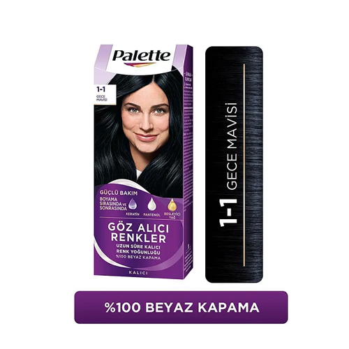 Palette Göz Alıcı Renkler No:1/1 Gece Mavisi
