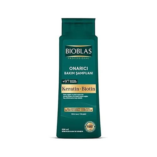 Bioblas Keratin Biotin Onarıcı Bakım Şampuanı 500 ml