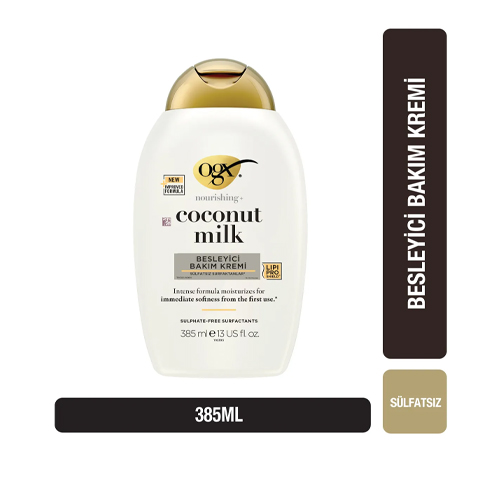 OGX Besleyici Coconut Milk Sülfatsız Saç Bakim Kremi 385 ml