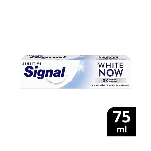 Signal Diş Macunu White Now Sensitive Anında 3 Kat Beyazlık 75 ML